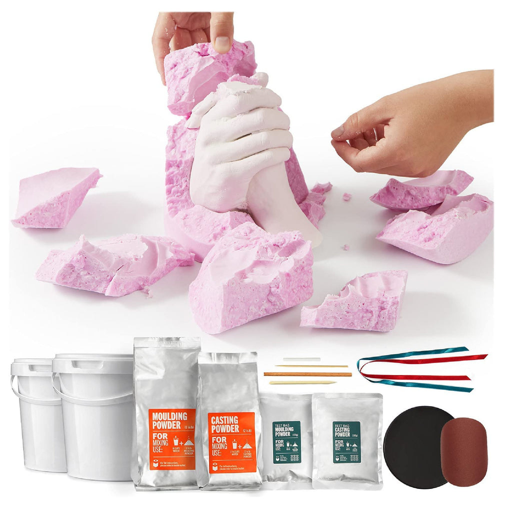 HomeBuddy Hand Casting Kit  Keepsake Hands Mold Kit with Powder Mixin