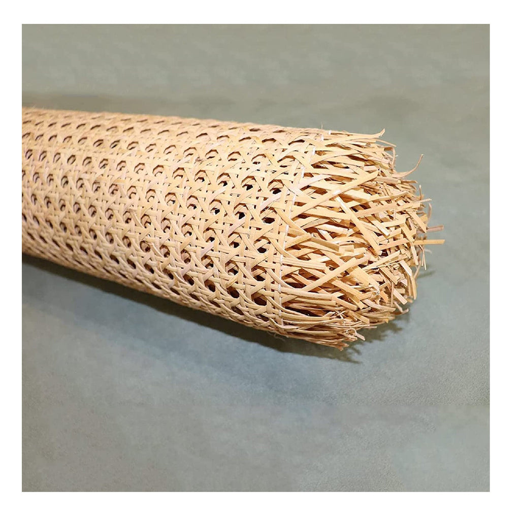 24 Width Rattan Webbing for Caning Projects - Natural Pre Woven