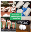 Luna Bean Deluxe Baby Keepsake Hand Casting Kit |  Plaster Hand Mold Casting Kit for Infant Hand & Foot Mold