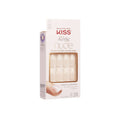 KISS Salon Acrylic French Nail Manicure Set | Medium Length | Nude | Square | Leilani