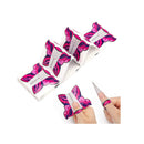 AHIER Nail Forms | 100PCS Acrylic Butterfly-Shape Self Adhesive Gel Nail Extension Nail Forms | Nail Art Supplies