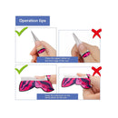 AHIER Nail Forms | 100PCS Acrylic Butterfly-Shape Self Adhesive Gel Nail Extension Nail Forms | Nail Art Supplies
