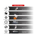 CONDA 27 Pcs Artist Paint Brush Set | Include 24 Different Shape Brushes | Mixing Knife | 1 Foam Brush with Canvas Roll