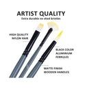 Conda 13 Pcs Paint Brush Set Includes Palette Knife and Foam and Carrying Case