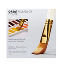 ARTIFY 15 Pieces Paintbrush Set for Acrylic Oil Watercolor Gouache Painting | Includes Pop-Up Carrying Case