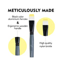 Conda 13 Pcs Paint Brush Set Includes Palette Knife and Foam and Carrying Case