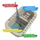 MyLifeUNIT | Brush Cleaner | Brush Holder & Organizers With Palette For Acrylic Paints