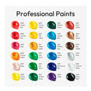Fantastory | Acrylic Paint Set | 24 Classic Colors (2oz/60ml) Professional Craft Paint