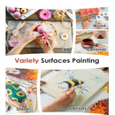 Fantastory | Acrylic Paint Set | 24 Classic Colors (2oz/60ml) Professional Craft Paint