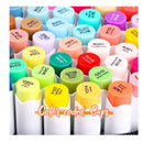Caliart | Alcohol Markers | 51 Colors Dual Tip, Artist Brush And Chisel Tip