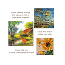 10 Pcs Palette Knife Set for Acrylic Wooden Handle Painting Pallet Knife Set Art Tools