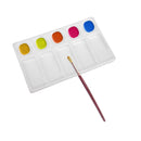 Jucoan 2 Pack 10-Well Ceramic Watercolor Painting Palette | 7-1/2 x 4-1/3-Inch Rectangle Artist Paint Palette | Mixing Tray for Oil Painting