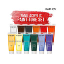 US Art Supply Professional | Set Of 12 Acrylic Paint Colors In Extra Large 75Ml Tubes