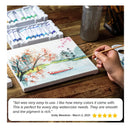 GenCrafts | Watercolor Paint Set Of 50 Premium Vibrant Colors | 12ml, 0.406 Oz