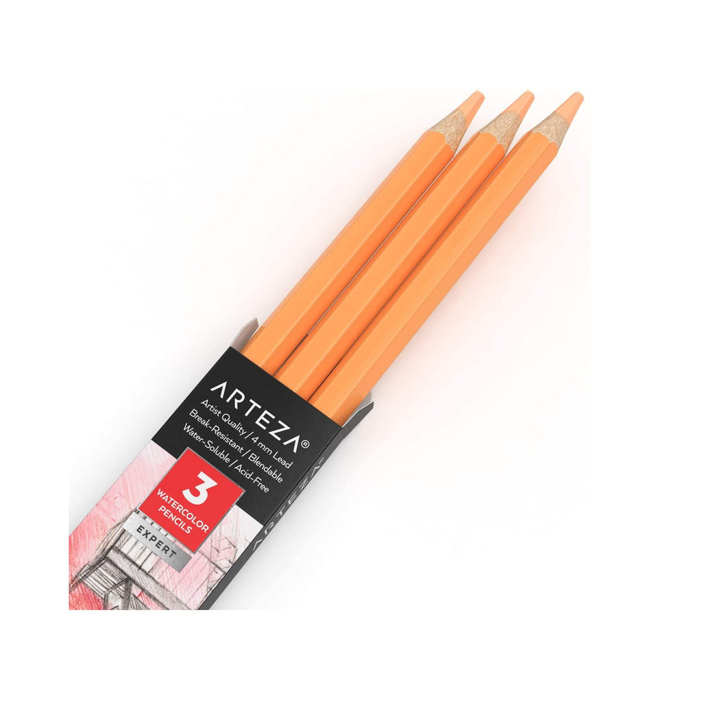 Professional Watercolor Pencils, Pack of 3