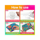 TBC The Best Crafts Marbling Paint Kit, 6 X 0.64 fl.oz/19 ml Water Marbling Paint Art Kit for Kids | Non Toxic | Water Marbling