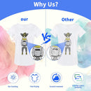 GOZYE Premium DTF Transfer Film | 50 Sheets A3 Matte PET Heat Transfer Paper for Direct-to-Film Printing | Size Textile A3 (11.7" x 16.5")