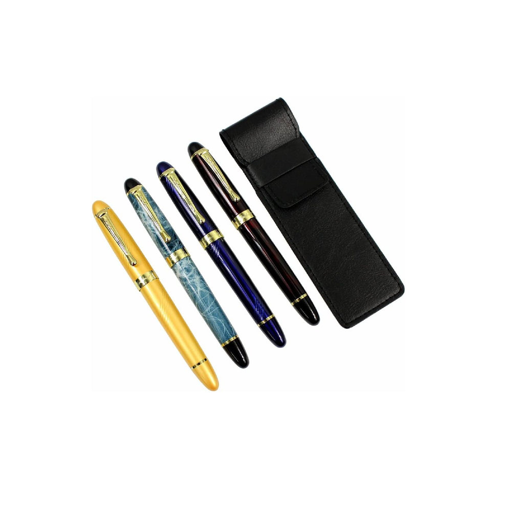 12 Pieces Black Disposable Fountain Pens