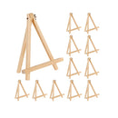 Jekkis 9 Inches Tall Wood Easels Set of 12 Tabletop Display Easels | Art Craft Painting Easel Stand