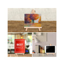 Jekkis 9 Inches Tall Wood Easels Set of 12 Tabletop Display Easels | Art Craft Painting Easel Stand