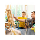 Parts3A 4Pc Wooden Easel | 16"Table Top Easel | Easel for Painting canvases | Foldable A Frame Wood Easel Adjustable Table Easel