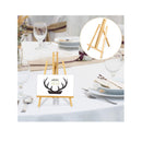 Parts3A 4Pc Wooden Easel | 16"Table Top Easel | Easel for Painting canvases | Foldable A Frame Wood Easel Adjustable Table Easel