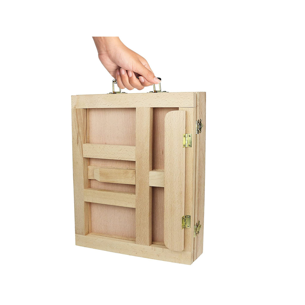 Arteza Wooden Tabletop Easel with Storage Drawer & Palette