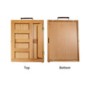 MEEDEN Large Painters Easel Adjustable Solid Beech Wood Artist Easel | Studio Easel