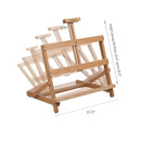 MEEDEN 86-Piece Acrylic Painting Set with Beech Wood Tabletop Easel | 22MLX60 Acrylic Paint Tubes | Paint Brushes