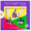 Apple Barrel PROMOABN22 Neon | 13-Piece DIY Set With 7 Paints | 2 Acrylic Sealers