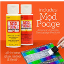 Apple Barrel PROMOABN22 Neon | 13-Piece DIY Set With 7 Paints | 2 Acrylic Sealers