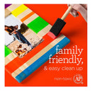 Apple Barrel PROMOABN22 Neon | 13-Piece DIY Set With 7 Paints | 2 Acrylic Sealers