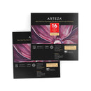 Black Acrylic Paper Pad | Pack of 2 | 6 x 6 Inches | 16 Sheets Each | 246-lb Painting Pad