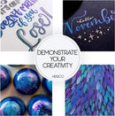 Iridescent Acrylic Paint, Set of 16 Chameleon Colors 60ml 2 OZ Bottles, High Viscosity Shimmer Paint, Non-Toxic and Fade-Resistant