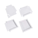 Mixed Media Paper Foldable Canvas Pad | 7x8.6 Inches | 20 Sheets | DIY Frame | Heavyweight Multimedia Paper