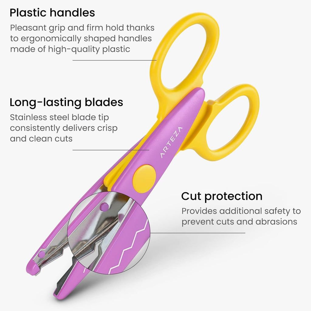 Different shaped discount scissors