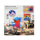 Craft Brushes | 35 Assorted Brushes | Includes Round, Flat, Wash, Angular, Foam, Fan, and Synthetic Brushes