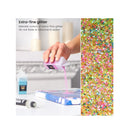 Fine Glitter | Set of 12 | Glitter for Resin | Bright & Neon Glitter | 1.5oz Bottles