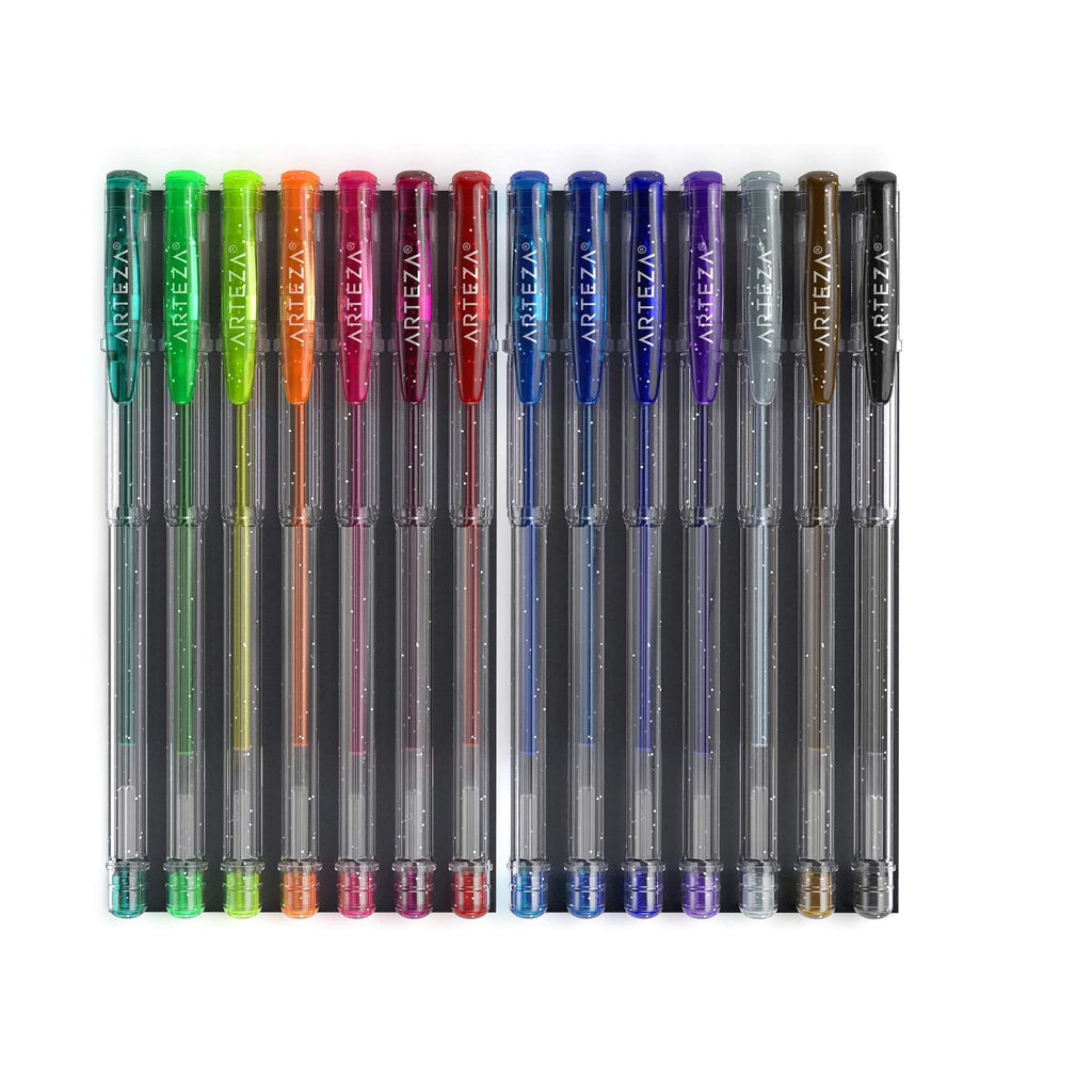 Pentel Sparkle Pop Metallic Gel Pen, 1.0mm Bold Line, Assorted Colors, Pack  of 8 (K91BP8M) : : Office Products