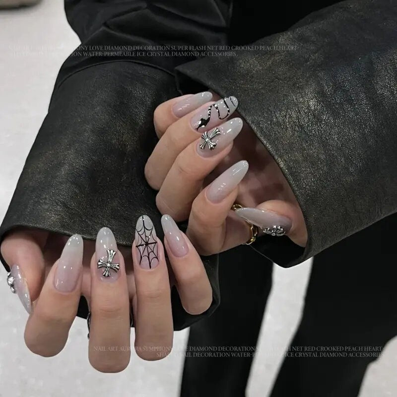 punk style nail art charms metal