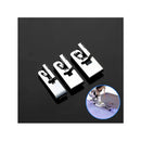 TISEKER 3 Pieces Narrow Rolled Hem Presser Foot Set (3 mm, 4 mm, 6 mm) | for All Low Shank Snap-On Singer