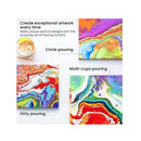 Acrylic Pouring Paint | Set of 8 | 4oz Bottles | Rainbow Colors