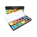 Kids Premium Watercolor Paint Set | 25 Vibrant Color Cakes | Includes Paint Brush (Set of 25)
