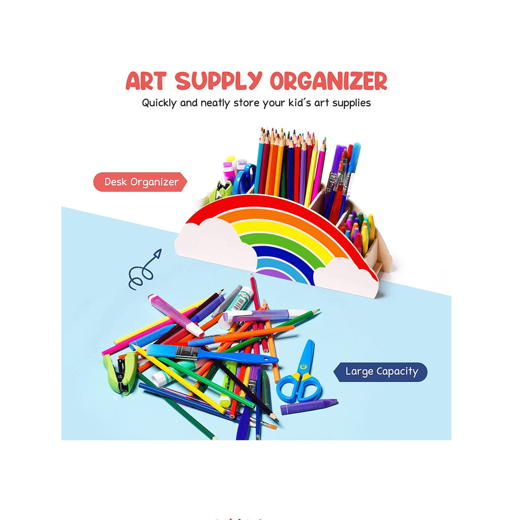 Hapinest Rotating Art Supplies Organizer Storage Caddy for Kids