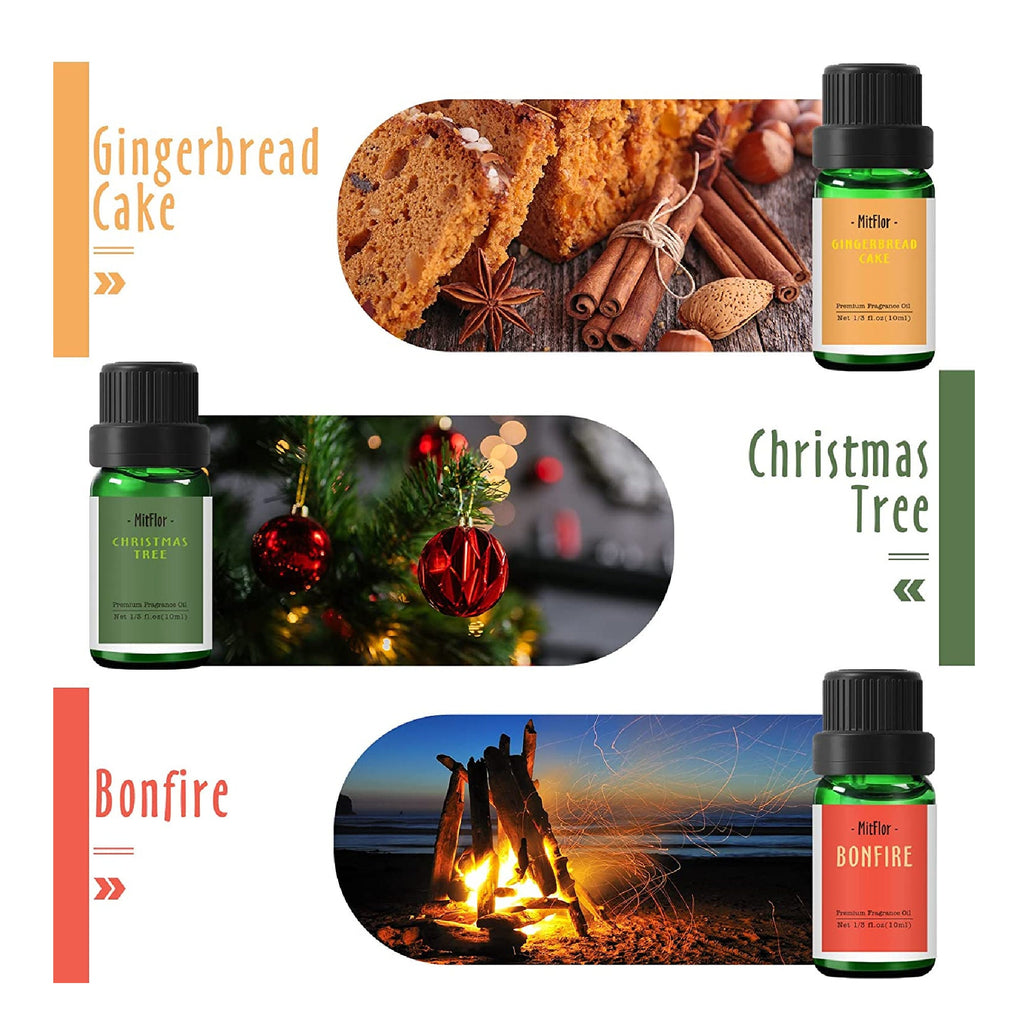 Winter Essential Oils for Home Diffusers and Soap, candle