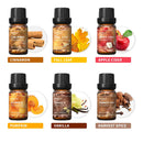 HIQILI Fragrance Oil | Scented Oil Of Spices 6 x 10 ml To Make Candles | soap | slime | Fall Essential Oils For Home Diffuser