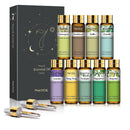 PHATOIL Gift Set Of 9 Essential Oils | 10 ml/0.33 fl.oz Scented Oils For Soap | Candle Making