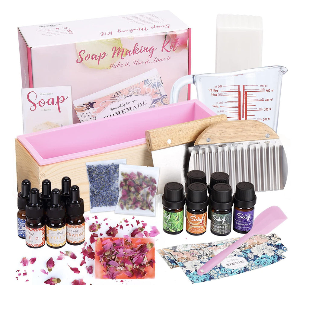 Craftzee Soap Making Kit for Adults and Kids - Shea Butter Soap Making  Supplies