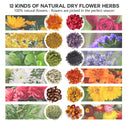Set Of 74 Molds For Bath Bombs And Dried Flowers | DIY Kit Includes 12 Metal Bath Bomb Molds