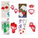 7 Piece Polymer Clay Cutter Set | Polymer With 3D Printing Technology | Includes Strawberry | Pineapple | Cactus